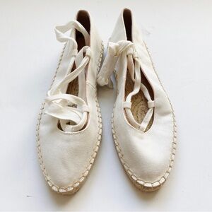 Jcrew lace up espadrilles